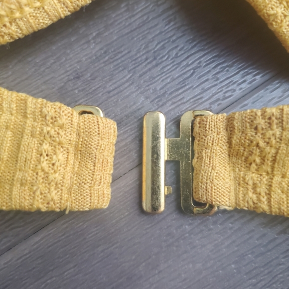 NWT Yellow O Ring Bikini Top & Bottom - Picture 4 of 8